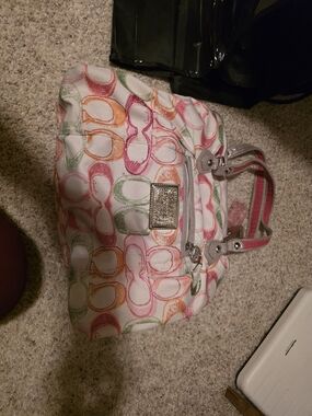 Coach Multicolor Sunglass-Print Shoulder Bag